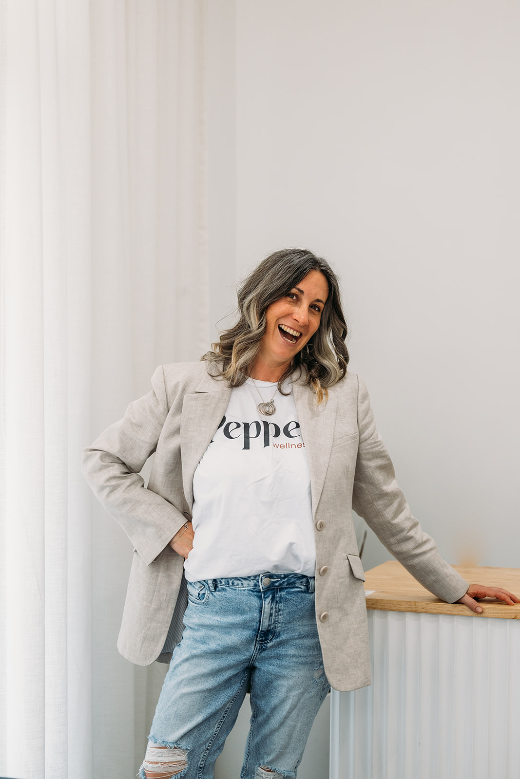 Jemma, founder of Pepped, the real human behind your website