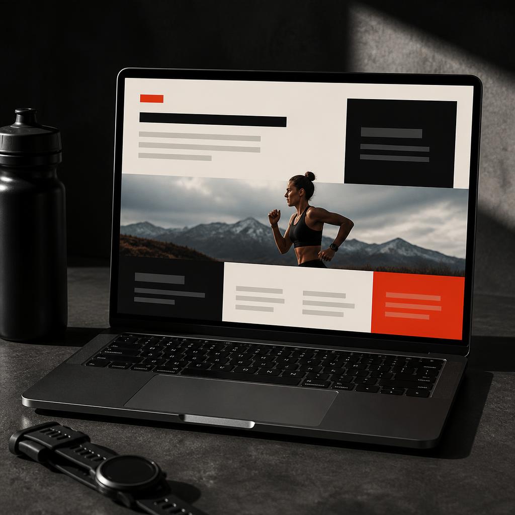 Performance website design preview